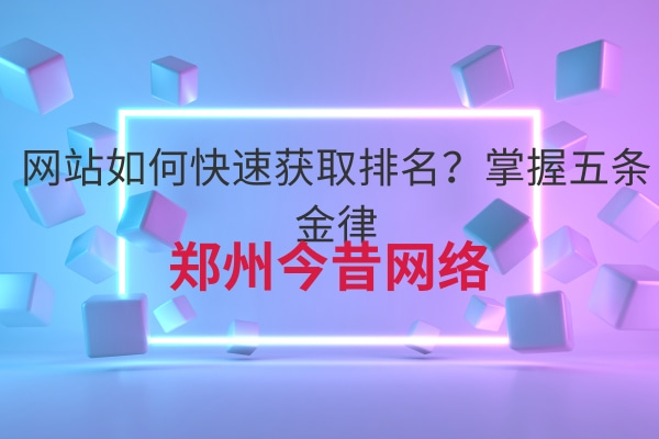 網站如何快速獲取排名?掌握五條金律