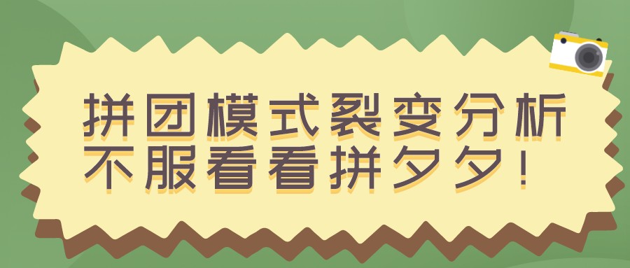 拼團模式裂變分析,不服看看拼夕夕!