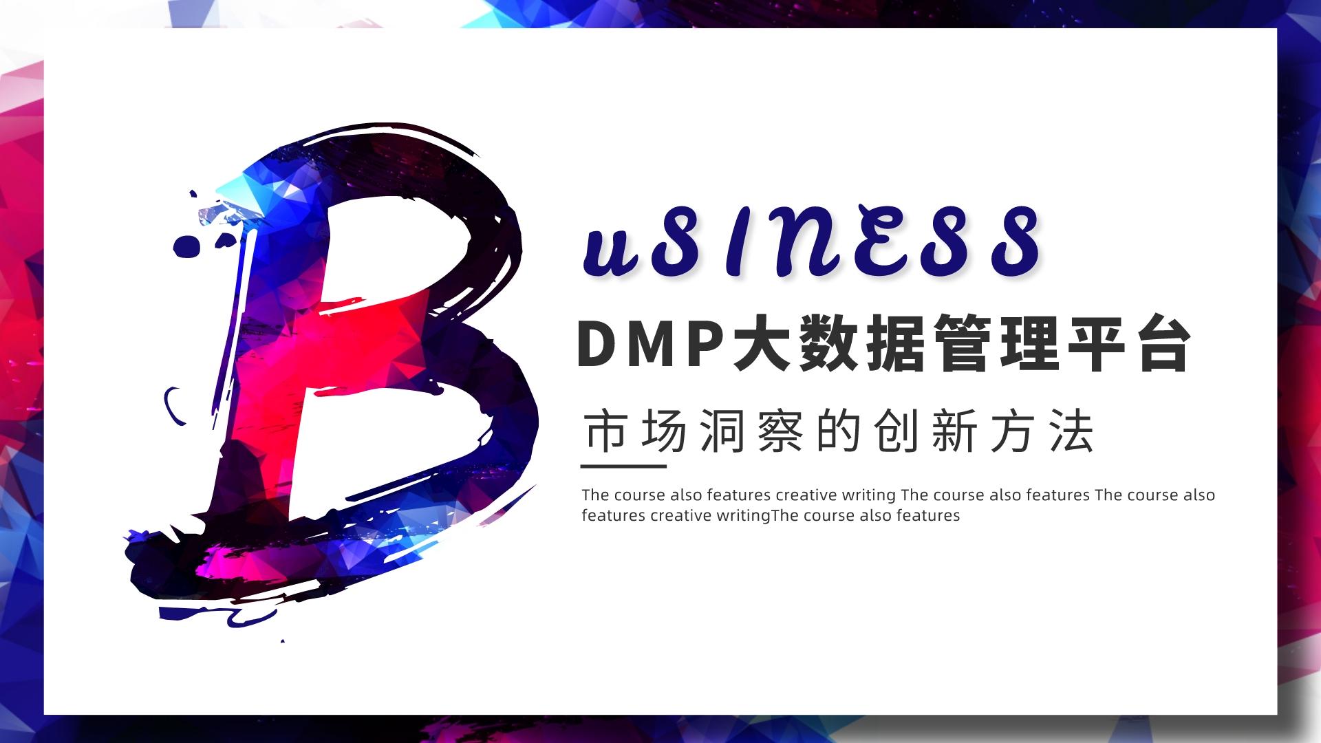 市場洞察的創新方法-DMP大數據管理平臺